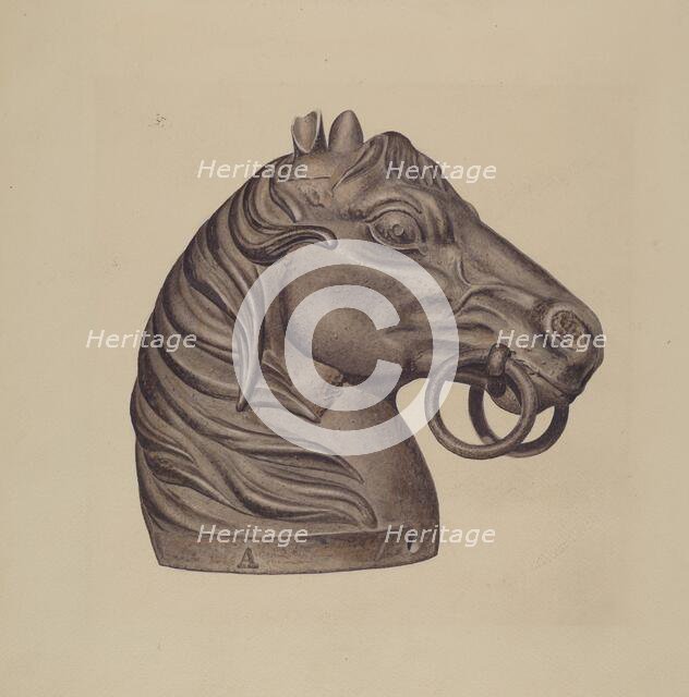 Hitching Post, 1935/1942. Creator: Unknown.