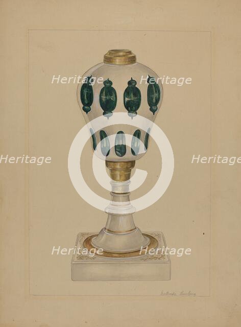 Lamp, c. 1936. Creator: Gertrude Lemberg.