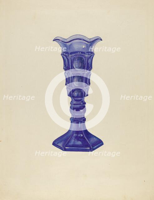 Vase, c. 1940. Creator: John Dana.