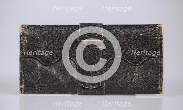 Wallet, French, 1860-69. Creator: Unknown.