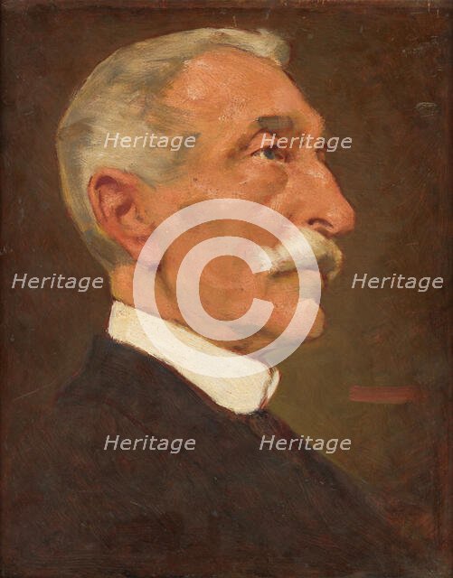 Portrait of the Artist's Father, around 1915. Creator: Milan Thomka Mitrovsky.