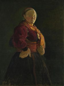 Mari Clasen, 1895. Creator: Halfdan Egedius.