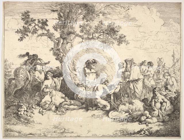 Sacrifice to Pan, 1762-63. Creator: Jean Jacques Lagrenee.