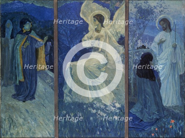 The Resurrection (Triptych). Artist: Nesterov, Mikhail Vasilyevich (1862-1942)