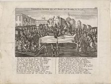 The Execution of Louis XVI on 21 January 1793, 1793. Artist: Anonymous  