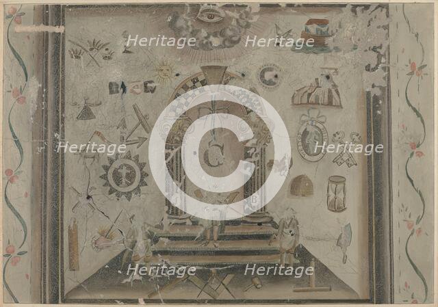 Masonic Picture, c. 1939. Creator: Martin Partyka.