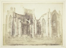 Melrose Abbey, 1844. Creator: William Henry Fox Talbot.