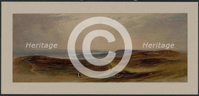 The Valley of the Tyne, My Native Country near Henshaw, 1842. Creator: John Martin (British, 1789-1854).