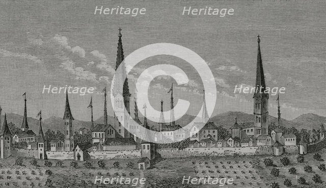 View of Dortmund, Germany, 17th century, (1878).  Creator: Unknown.