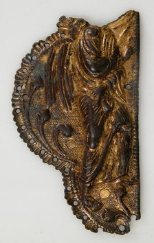 Morse Fragment with the Archangel Gabriel, French, ca. 1250. Creator: Unknown.