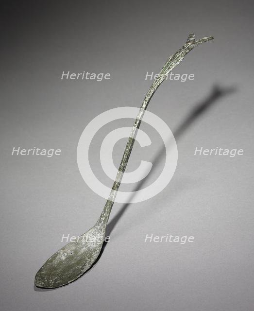 Spoon with Fish-Tail Design, 918-1392. Creator: Unknown.