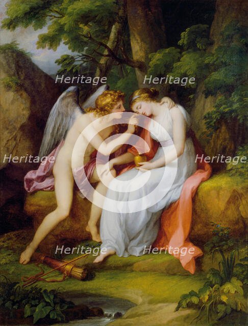 Cupid and Psyche, 1792. Creator: Kauffmann, Angelika (1741-1807).