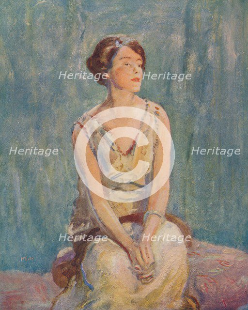 'A Portrait', c1922, (c1932). Artist: Ambrose McEvoy.