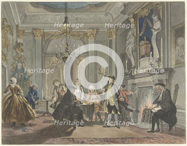 Nobody spoke (Nemo Loquebatur), 1741-1820. Creator: Abraham Delfos.