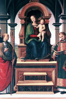 'Madonna and Child with Saints', c1470-1523. Artist: Perugino