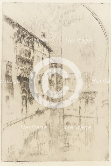 Nocturne: Palaces, 1879-1880. Creator: James Abbott McNeill Whistler.