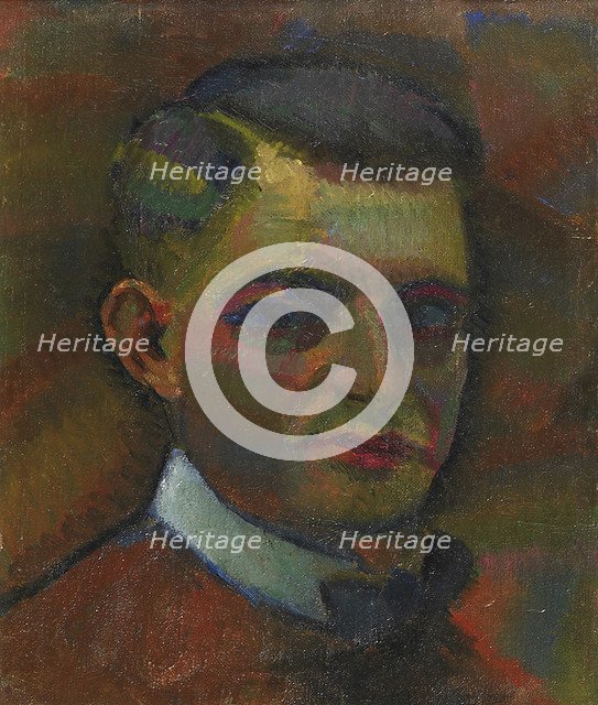 Self-Portrait. Artist: Baranov-Rossiné, Vladimir Davidovich (1888-1942)