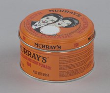Tin of Murray's Superior Hair Dressing Pomade, 2014. Creator: Murray's.