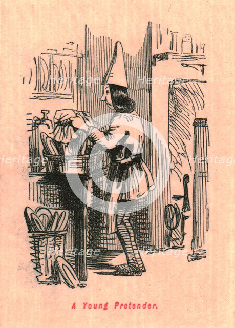 'A Young Pretender', 1897. Creator: John Leech.