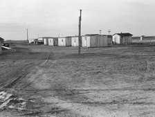 Farm Security Administration (FSA) temporary camp for migrants, Gridley, California, 1939. Creator: Dorothea Lange.