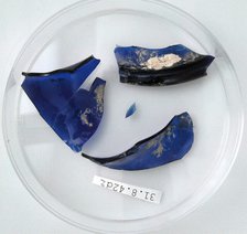 Glass Fragments, Coptic, 4th century. Creator: Unknown.