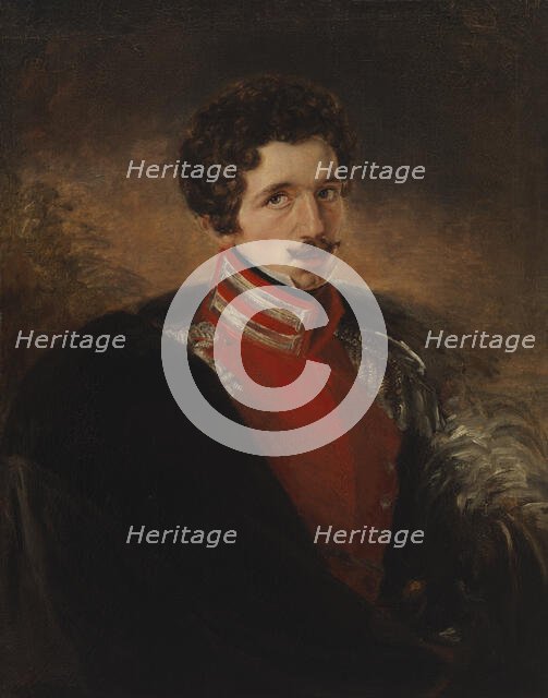 Portrait of Baron R. F. G. Wrede, 1831-1833. Creator: Gustaf Wilhelm Finnberg.