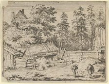 The Three Cottages, 17th century. Creator: Allart van Everdingen.