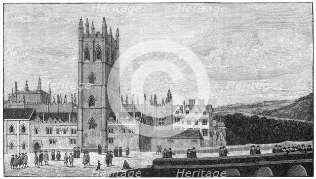 Magdalen College, Oxford, 17th century, (1894). Artist: Unknown