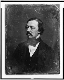 Henry William Herbert, head-and-shoulders portrait, three-quarters to left..., between 1844 and 1860 Creator: Mathew Brady.