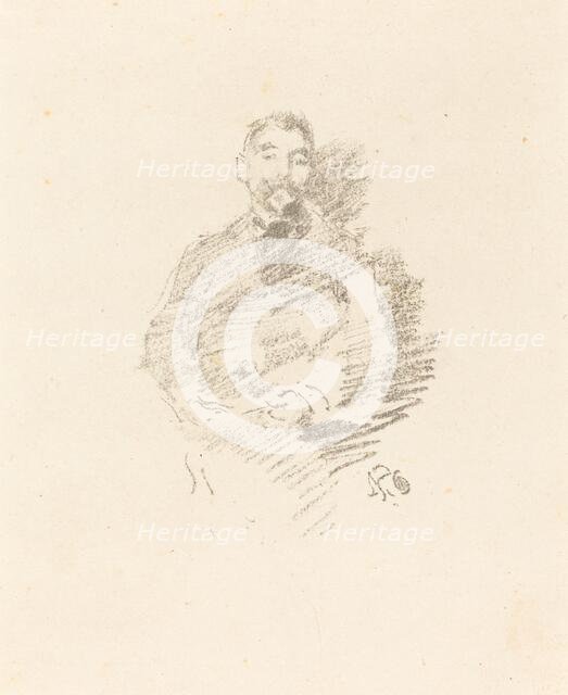 Stéphane Mallarmé, 1892. Creator: James Abbott McNeill Whistler.