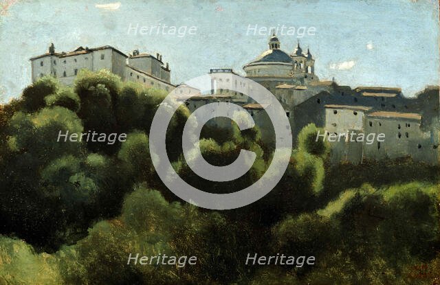 Palazzo Chigi, Ariccia, 1826-1827. Creator: Corot, Jean-Baptiste Camille (1796-1875).