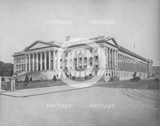 'Treasury Building, Washington, D.C.', c1897. Creator: Unknown.