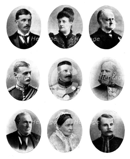 Various portraits, 1898. Creators: Unknown, Elliott & Fry, John Chancellor, Lafayette.
