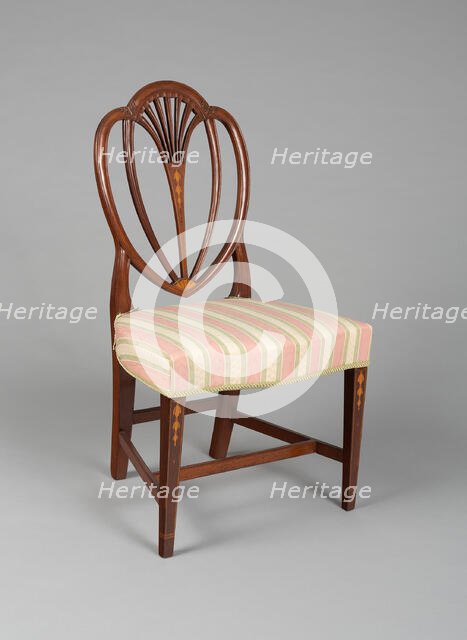 Side Chair, 1790/1800. Creator: Unknown.