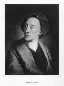 Alexander Pope, English poet, (19th century). Artist: Unknown