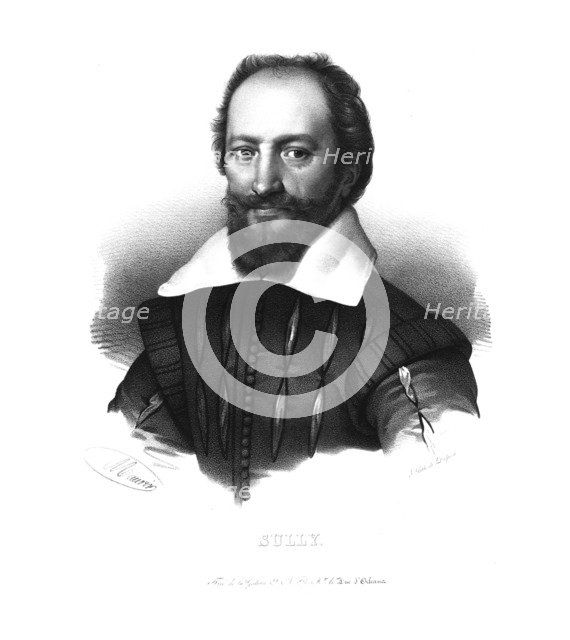Maximilien de Bethune, Duke of Sully, (c1820s). Artist: Maurin.