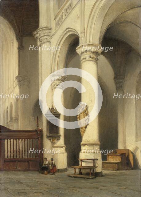 Church Interior, c.1840-c.1848. Creator: Johannes Bosboom.