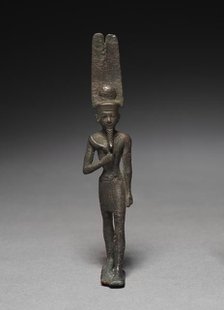 Statuette of Amen-Ra, 664-525 BC. Creator: Unknown.