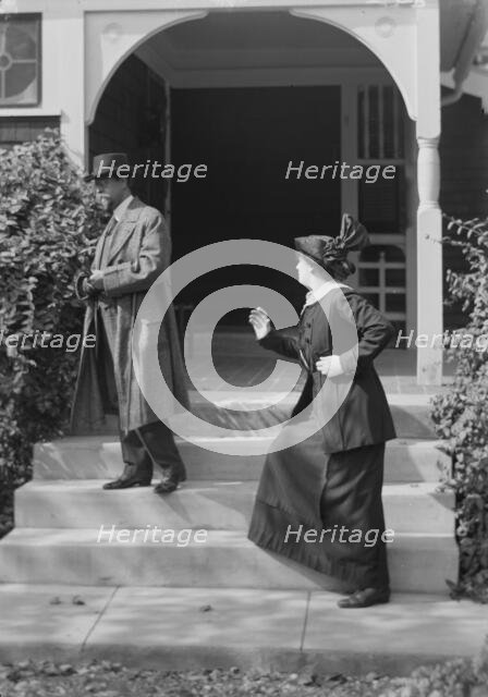 Illustrations for McClure's magazine, 1914. Creator: Arnold Genthe.