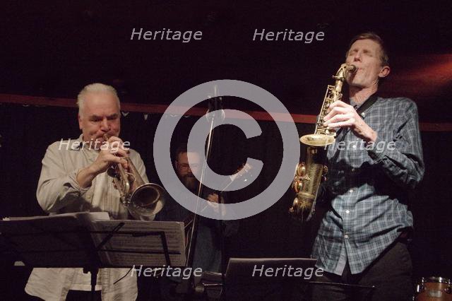 Chris Batchelor Steve Buckley, Verdict Jazz Club, Brighton, East Sussex, 13 Dec 2019. Creator: Brian O'Connor.