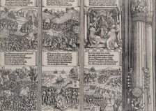 The First Flemish Rebellion; The Campaign Against Liège; The Coronation of Maximilian; The..., 1515. Creator: Hans Springinklee.