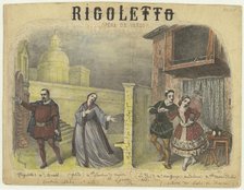 Opera Rigoletto by Giuseppe Verdi, 1863.