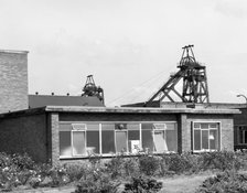 The pit head and offices at Ollerton Colliery, North Nottinghanshire, 11 July 1962. Artist: Michael Walters
