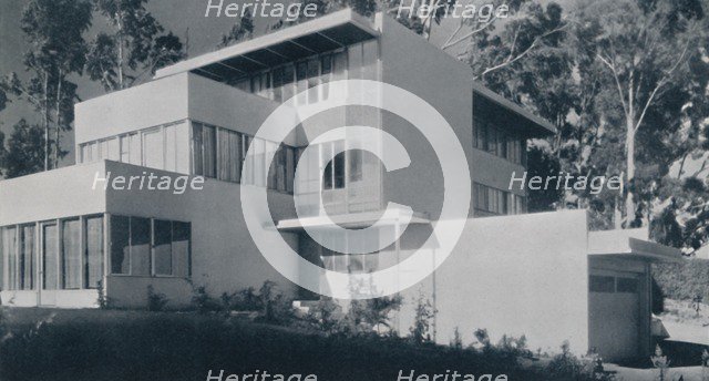 'The house of Mr. and Mrs. Arthur Hofmann, Hillsborough, California', 1939. Artist: Richard Joseph Neutra.