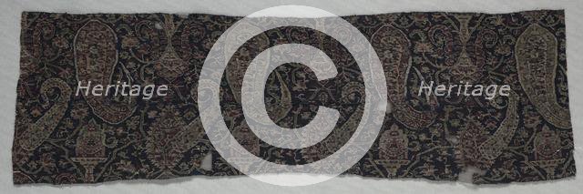 Fragment of a Shawl, 1800s. Creator: Unknown.