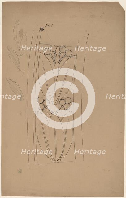 Study for a Border Design, 1890/1897. Creator: Charles Sprague Pearce.