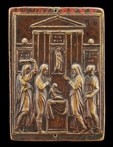 Presentation of Christ in the Temple [reverse], c. 1530s. Creator: Valerio Belli.