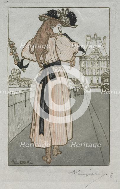 Paris Almanac, 1897: Spring, 1897. Creator: Auguste Louis Lepère (French, 1849-1918).