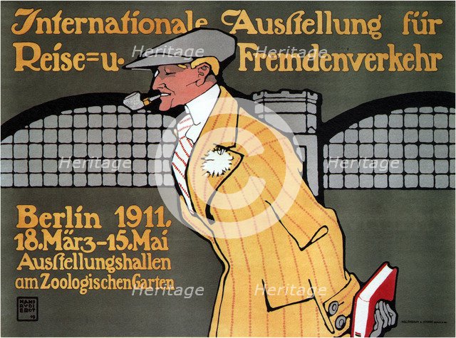 International Travel Exhibition, Berlin, 1911. Artist: Erdt, Hans Rudi (1883-1925)