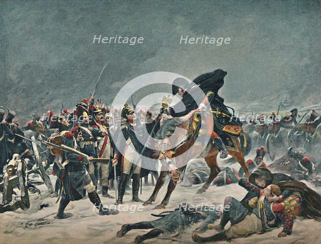 'The Fourteenth of the Line at Eylau', February 1807, (1896).  Artist: Unknown.